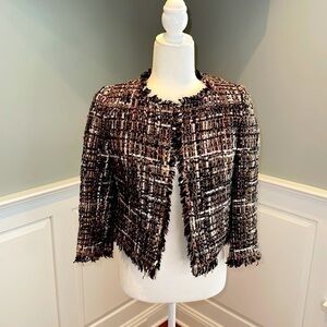 Giambattista Valli Cropped Tweed Jacket